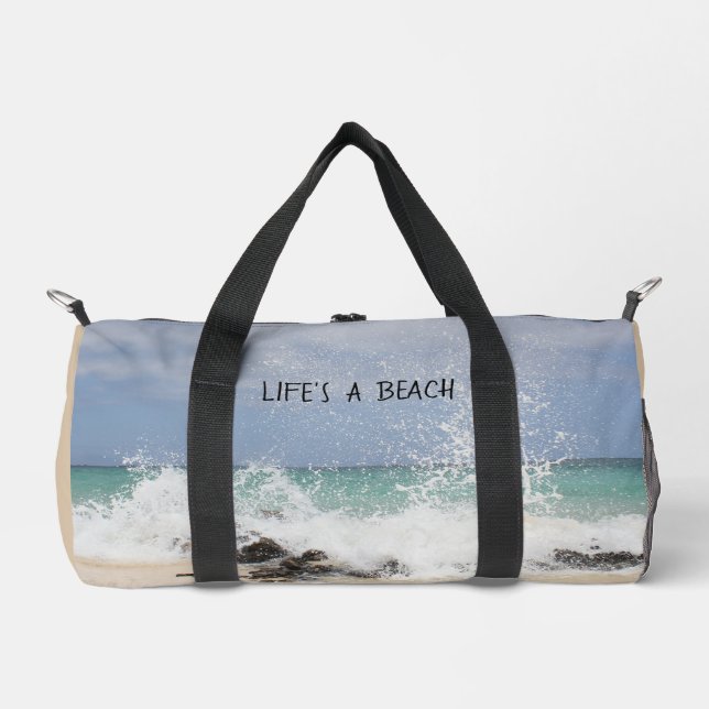Life's A Beach Small Duffle Bag (Vorderseite)
