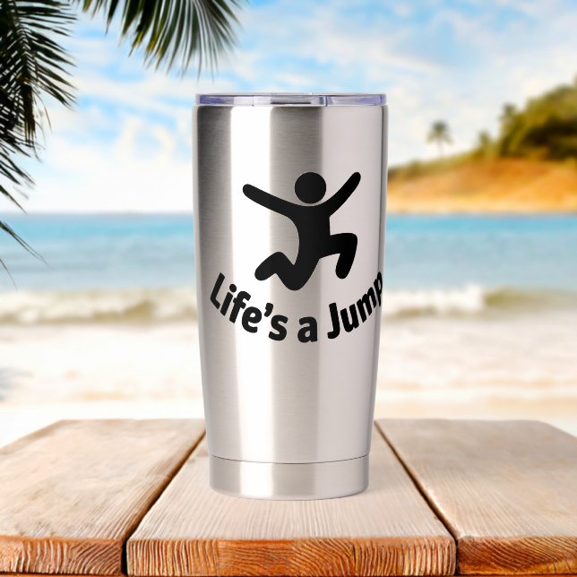 Life's a jump thermobecher (Strand (gedreht))