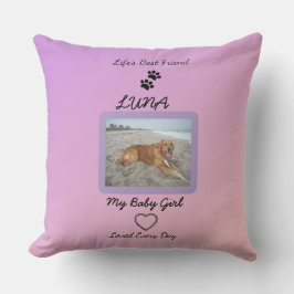 Life's Best Friend Celebration Kissen