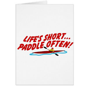 Lifes kurzes Paddel häufig