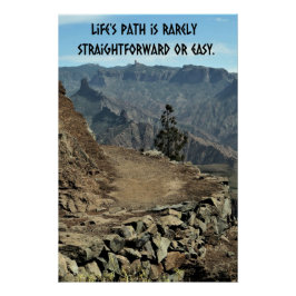 Life's path. Poster