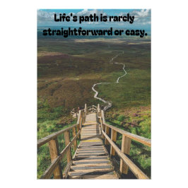 Life's path. Poster