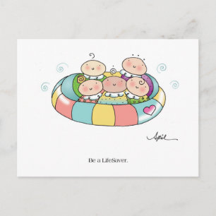 LifeSaver Postcard bis April McCallum Postkarte