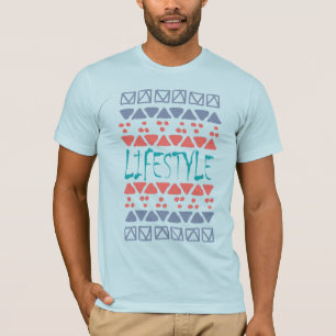 LIFESTYLE - Design des geometrischen Musters eines T-Shirt