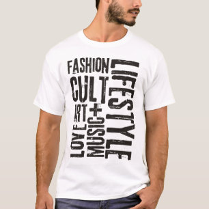 LIFESTYLE FASHION CULT - schwarz T-Shirt