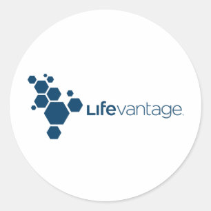 LifeVantage Unternehmenslogo Runder Aufkleber