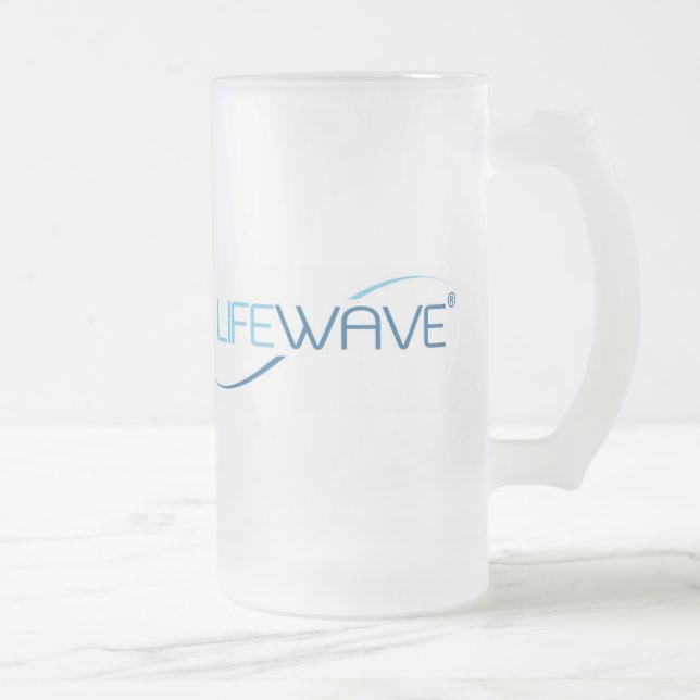 LifeWave Logo-Tasse Mattglas Bierglas (Rechts)