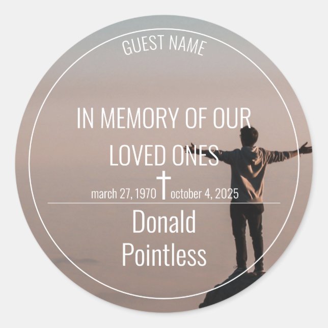 Lifeworks 002 Classic Round Aufkleber (Vorderseite)