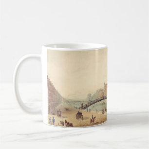 Liffey Bridge in Dublin von Samuel Frederick Broca Kaffeetasse