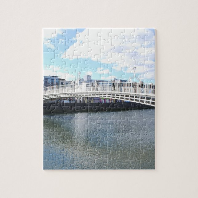 Liffey Brücke - Halfpenny-Brücke Puzzle (Vertikal)