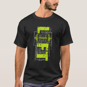Lift Barbell Bodybuilding Gym Workout Weightliftin T-Shirt