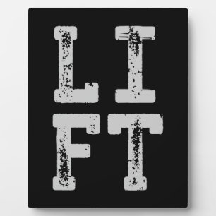 LIFT - Fitnessraum, Training, Gewichtsabnahme, Ins Fotoplatte