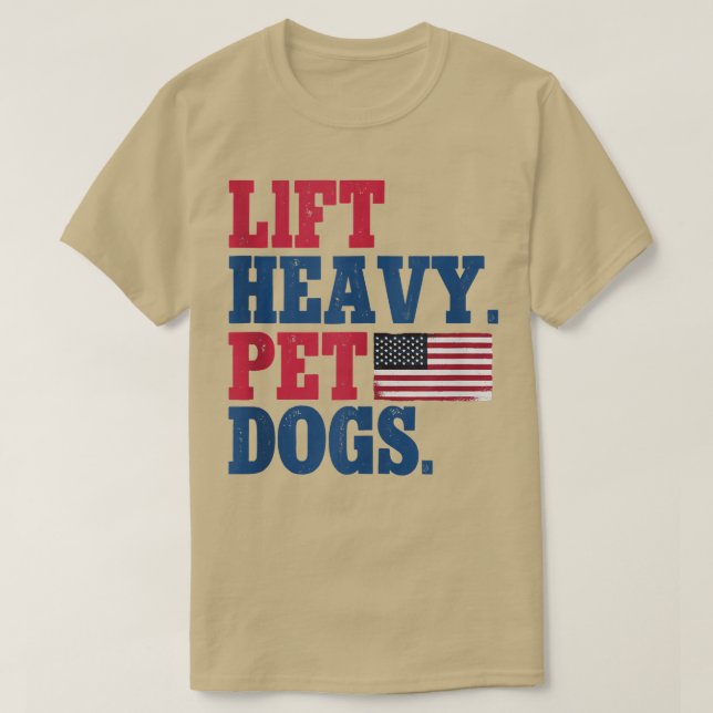 Lift Heavy Pet Dogs Weightlifting Fitness Gym Tank (Design vorne)
