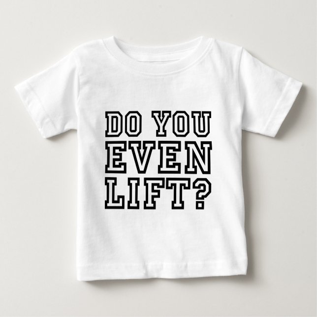 Lift ihr sogar? baby t-shirt (Vorderseite)