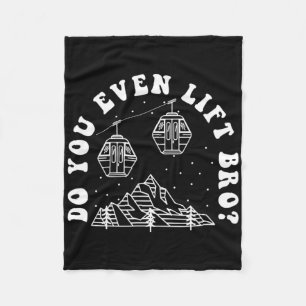 Lift ihr sogar Bro? Fleecedecke