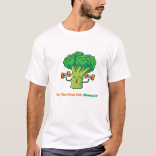 Lift ihr sogar, Broccoli?-Funny Gym Puff T - Shirt