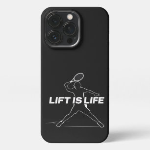 Lift is Life für Tennisfans iPhone 13 Pro Hülle