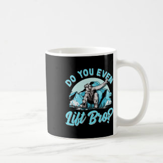 Lift man sogar Bro Ski Lift und Snowboarder und Kaffeetasse