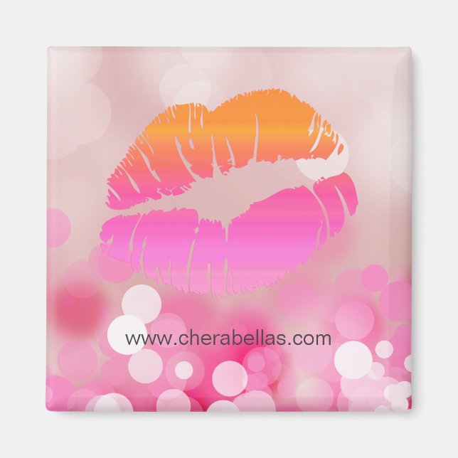 Lifte n Lights Makeup Artist Salon Wellness-Center Magnet (Vorne)