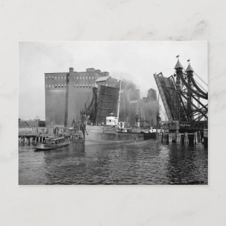 Lifting Bridge, Buffalo, NY: 1900 Postkarte