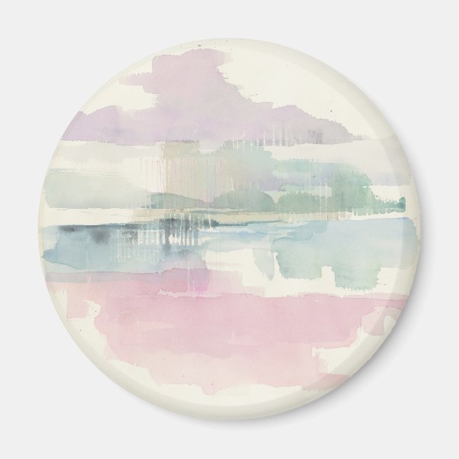 Lifting Fog In Soft Pastels Magnet (Vorne)