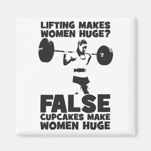Lifting macht Frauen riesig? faux. Cupakes Do Magnet