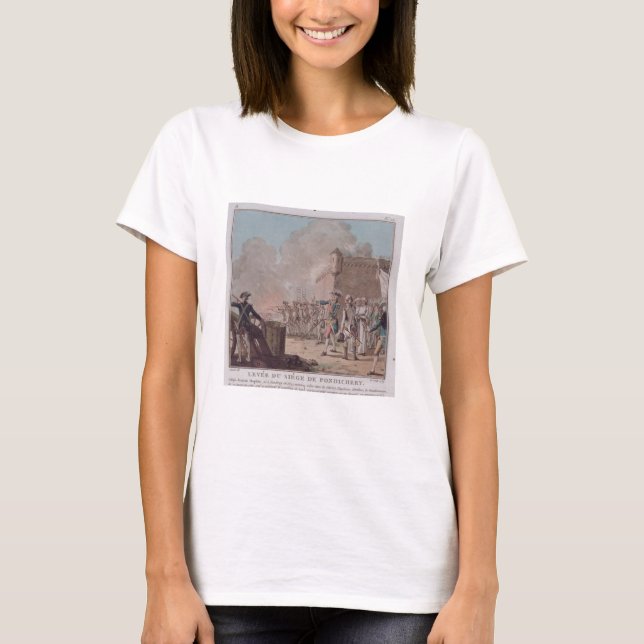 Lifting of the Siege of Pondicherry, 1748 T-Shirt (Vorderseite)