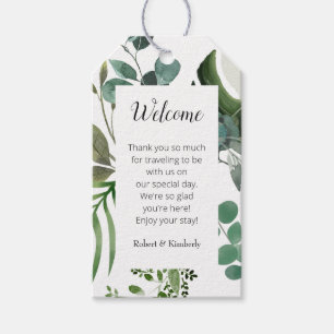 LIFY Botanical Eukalyptus Blätter Wedding Geschenkanhänger