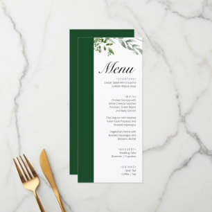 LIFY Botanical Eukalyptus Blätter Wedding Menükarte