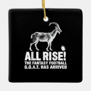 Liga Champion Fantasy Football Goat Geschenk Keramikornament