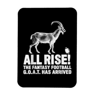 Liga Champion Fantasy Football Goat Geschenk Magnet