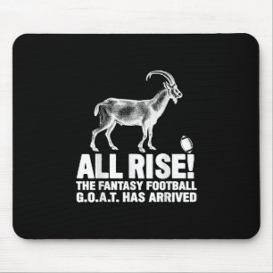 Liga Champion Fantasy Football Goat Geschenk Mousepad