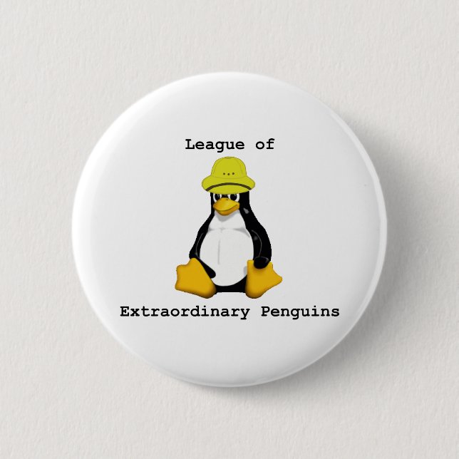 Liga der außergewöhnlichen Pinguine 2 Button (Vorderseite)