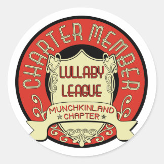 Liga Lullaby Runder Aufkleber
