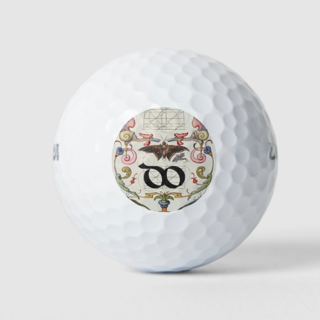 Ligatur von Mira Calligraphiae Monumenta Golfball (Vorderseite)