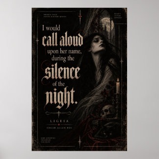 Ligeia – Edgar Allan Poe Poster