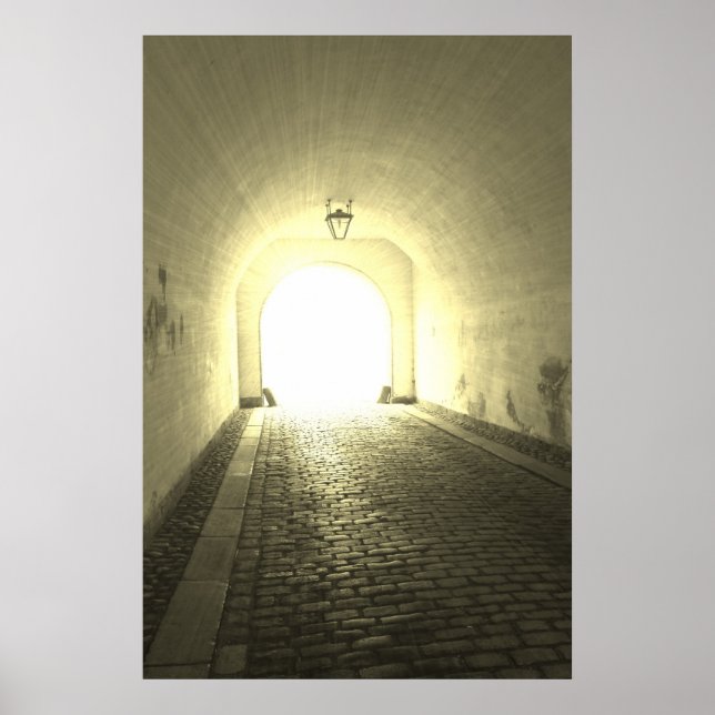 LIght am Ende des Tunnelposters Poster (Vorne)