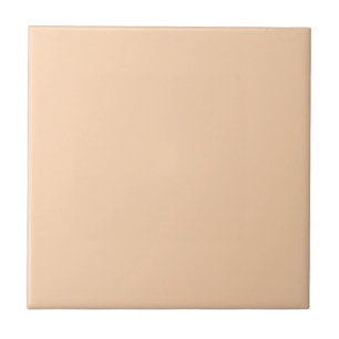 Light Apricot Solid Color Fliese