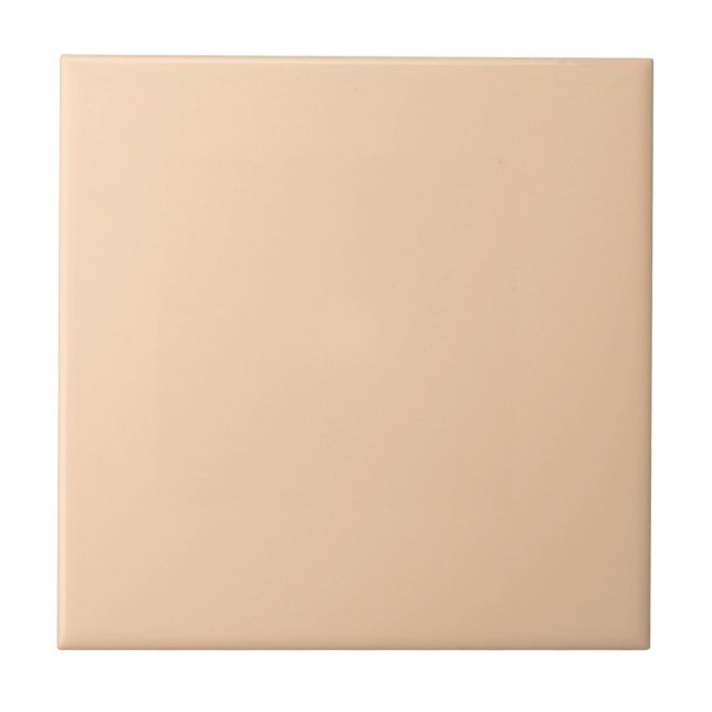 Light Apricot Solid Color Fliese (Vorderseite)
