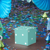 Light Aquamarin Dot Pattern BonBon Candy