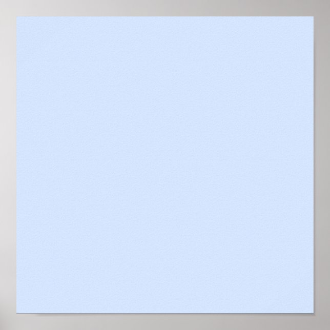 Light Baby Blue Poster (Vorne)