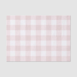 Light Baby Pink Pachy Tartan Kariertes Muster druc Seidenpapier