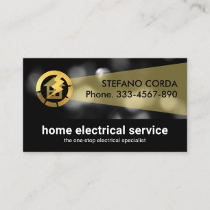 Light Beam Power Outback Bokeh Visitenkarte