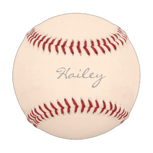 Light Bisque Personalisiert Baseball