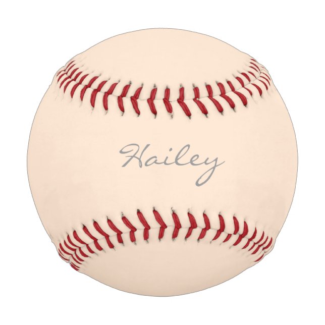 Light Bisque Personalisiert Baseball (Vorderseite)