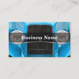 Light Blue Antique Car Visitenkarte