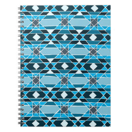Light Blue/aquamarin Quilt-Muster-Notebook Notizblock