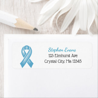 Light Blue Awareness Ribbon