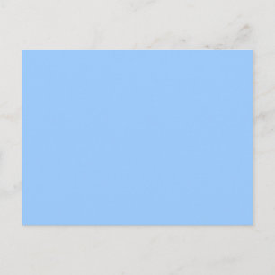 Light Blue Blank Postkarte