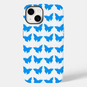 Light Blue Bold Mod Butterfets Case-Mate iPhone Hülle
